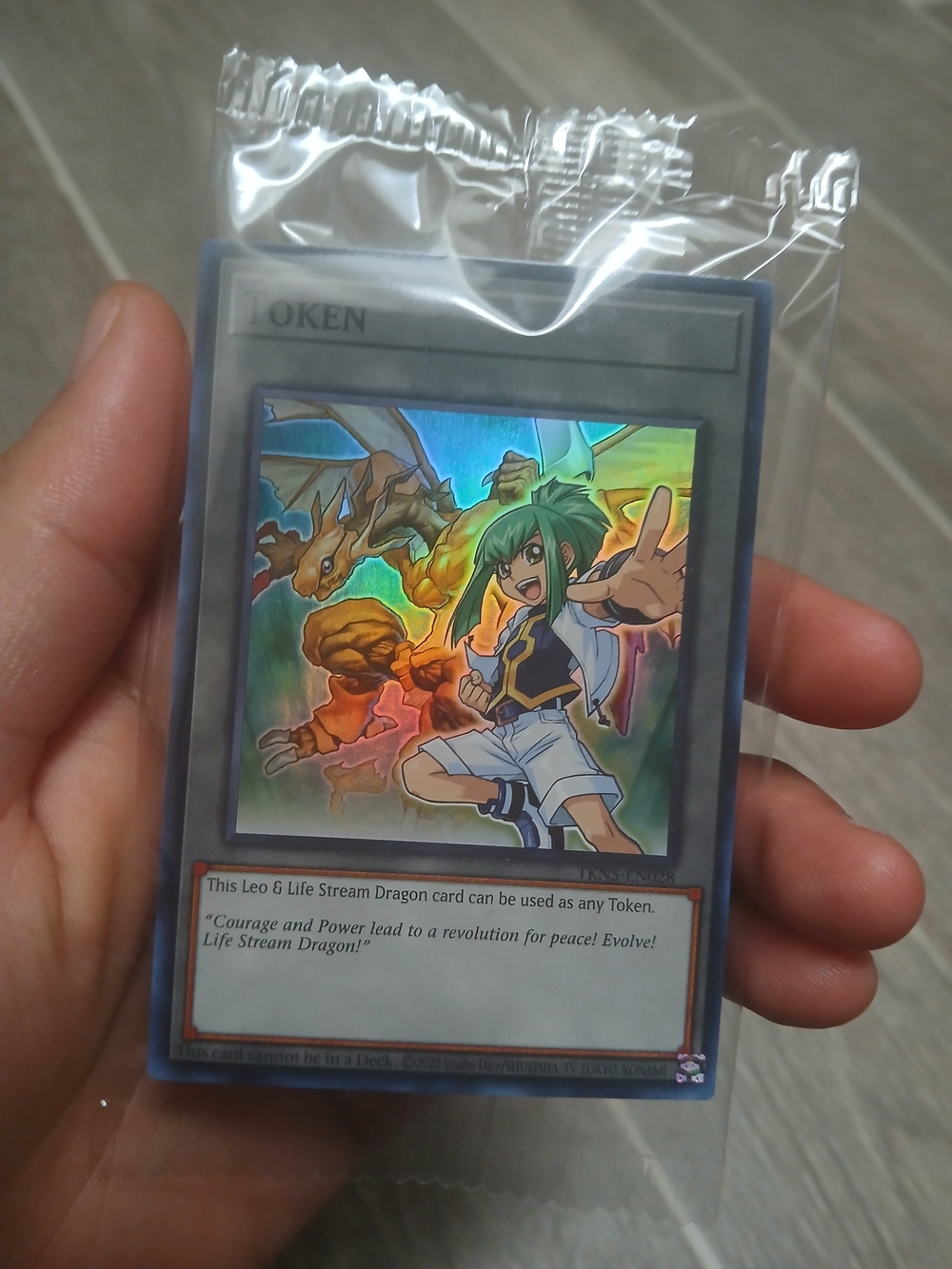 NEW - Holographic Token Card — Yugioh 5D Artwork